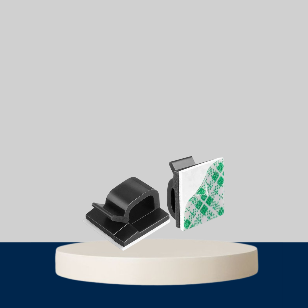 Self-Adhesive Cable Clips Organizer