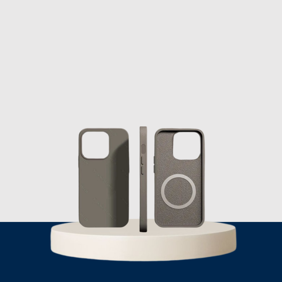 Clay Liquid Silicone Magnetic Case