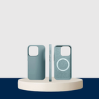 Light Blue Liquid Silicone Magnetic Case