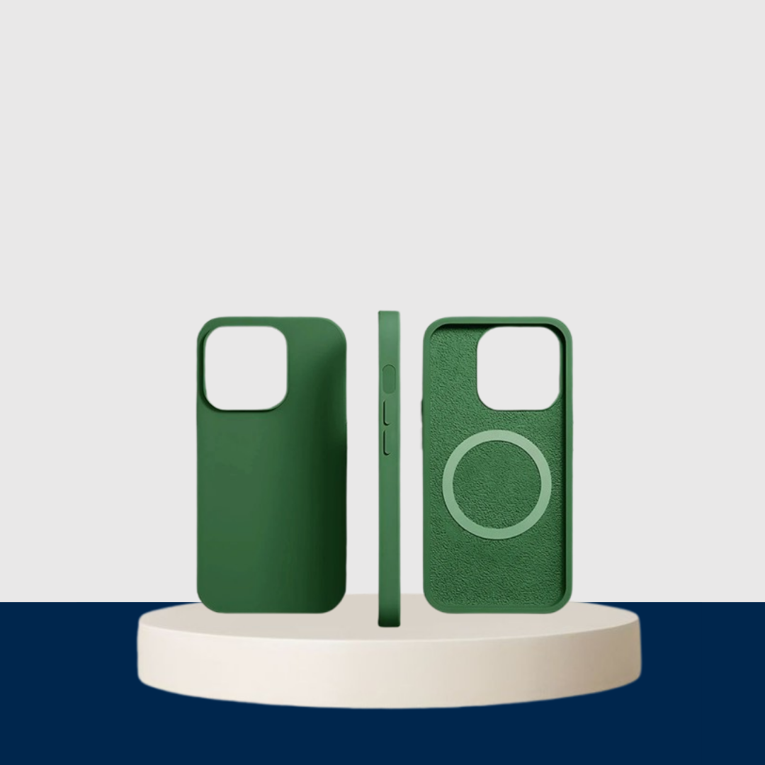 Cangling Green Liquid Silicone Magnetic Case