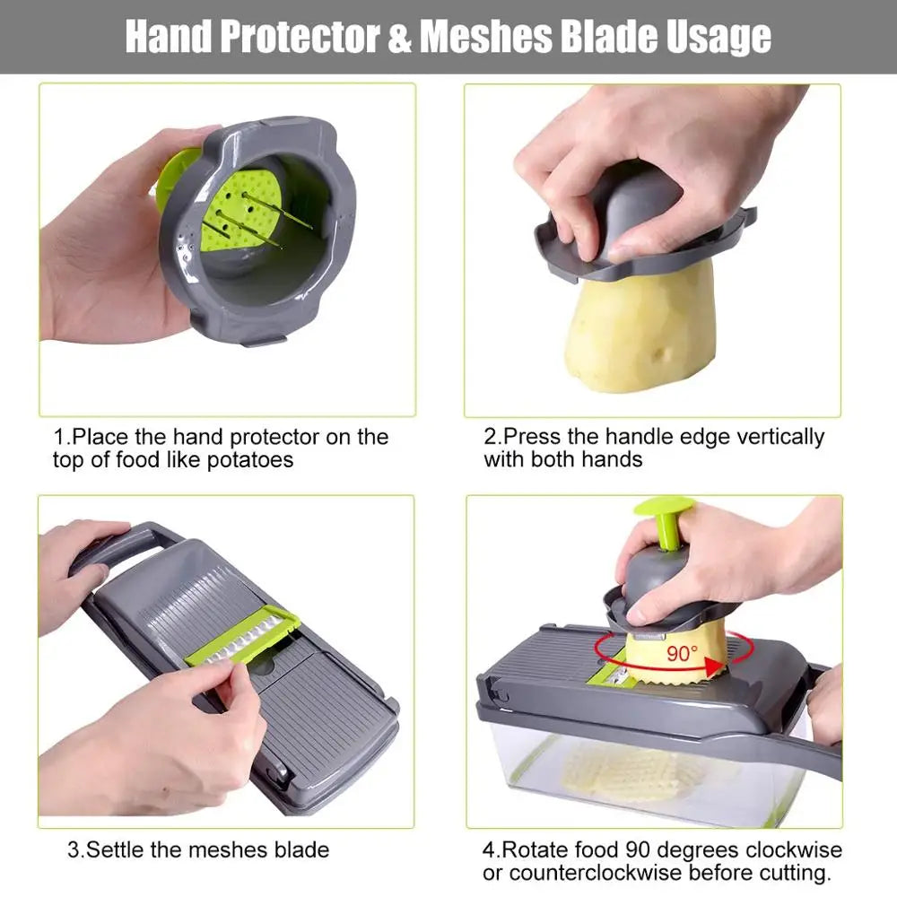 Multifunctional Vegetable Cutter Grater