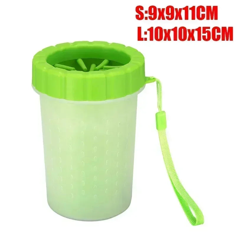 Portable Pet Paw Cleaner Silicone Brush