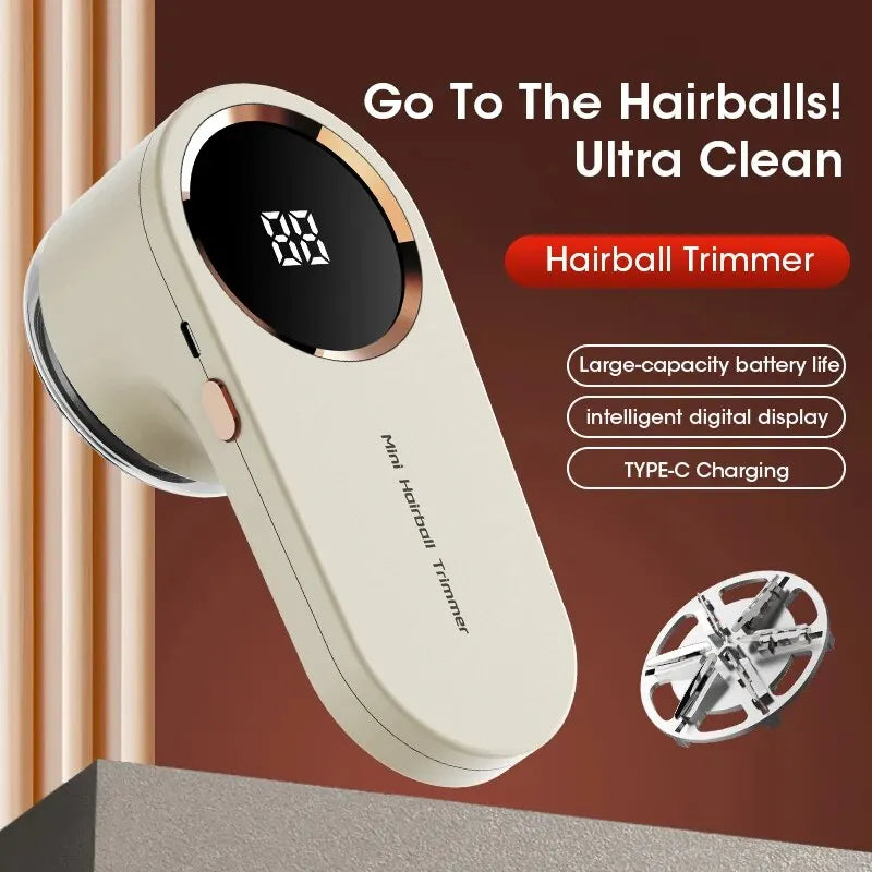 LED USB Rechargeable Lint Remover