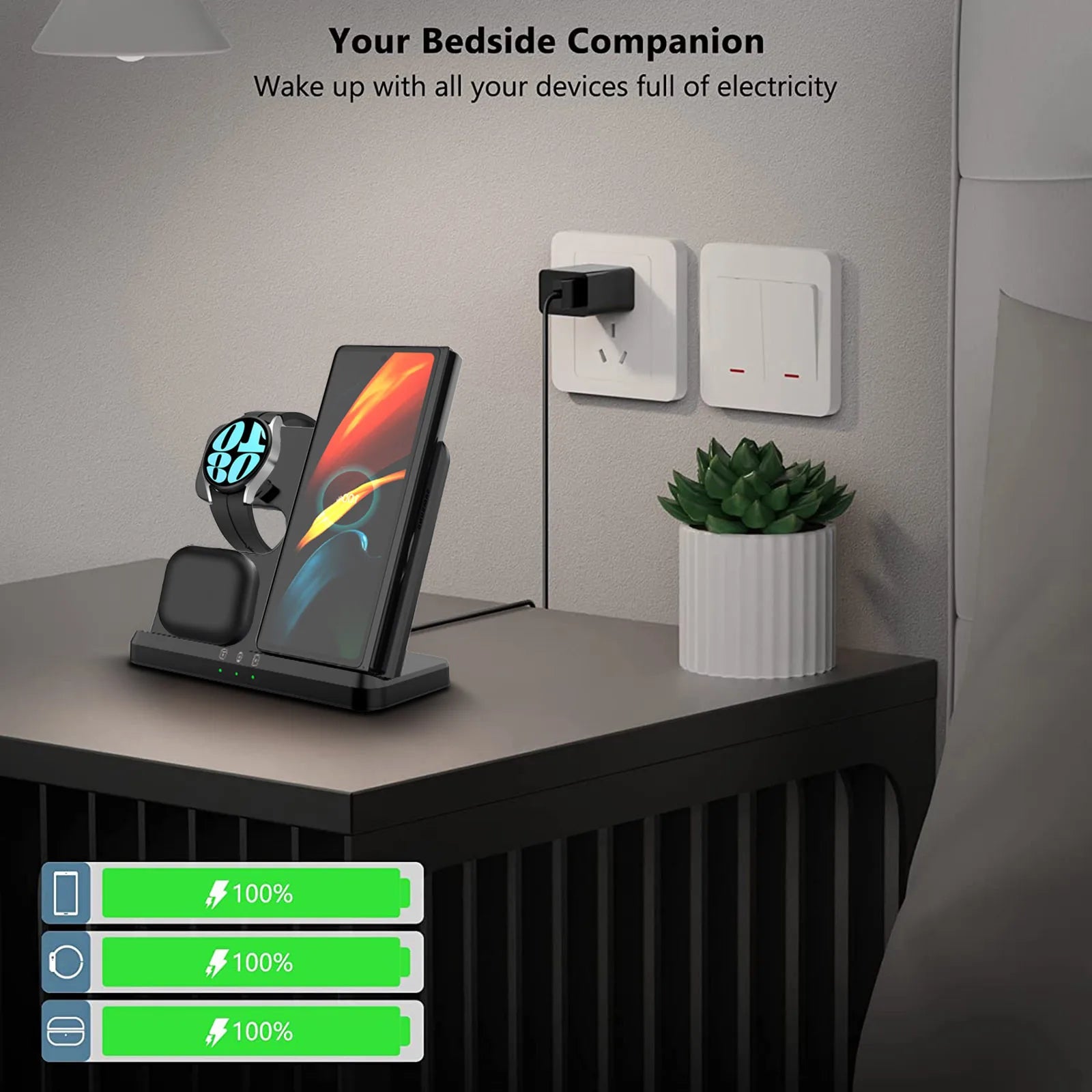 3-in-1 Wireless Charger Stand Samsung