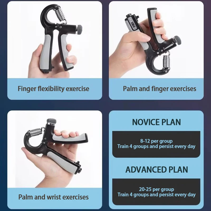 5-60kg Adjustable Hand Grip Strengthener