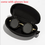 Polarized Round Sunglasses ND9 UV400