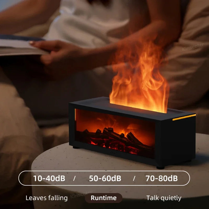 Colorful Flame Fireplace Aroma Diffuser 150ml