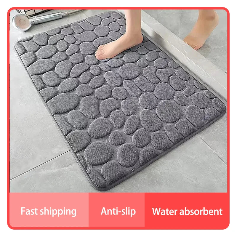 3D Non-Slip Absorbent Bathroom Mat