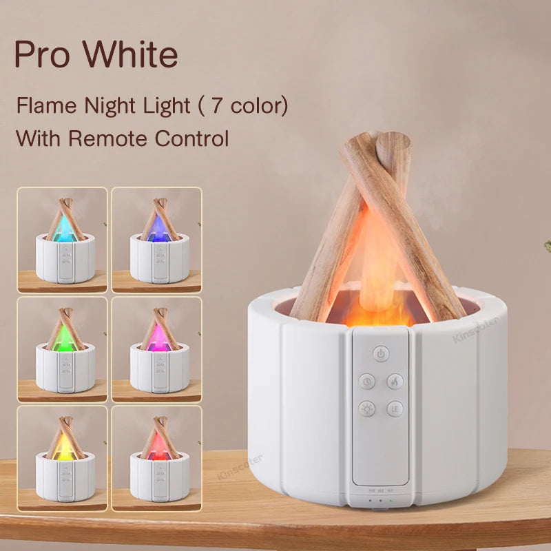 Flame Aroma Diffuser & LED Humidifier