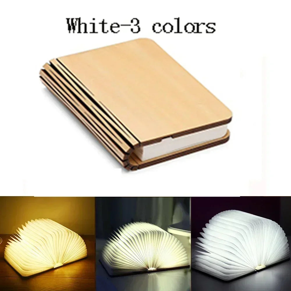3D Folding LED Book RGB Lamp