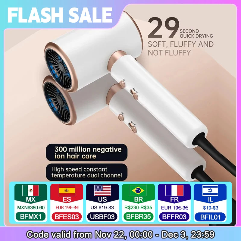 Ionic Hair Dryer 2000W High-Speed