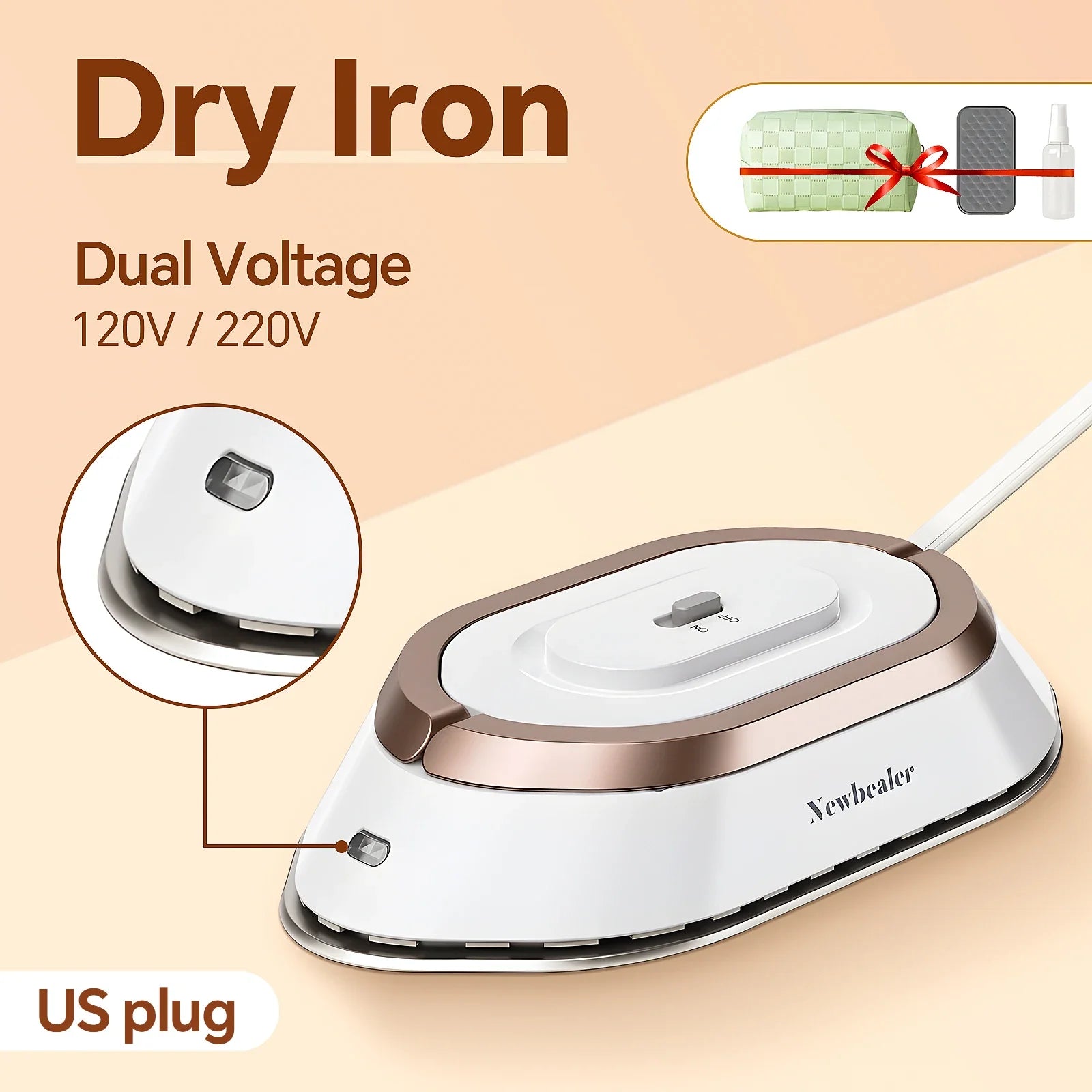 Mini Travel Electric Iron Fast Heating