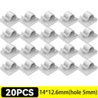 Self-Adhesive Cable Clips Organizer