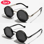 Polarized Round Sunglasses ND9 UV400