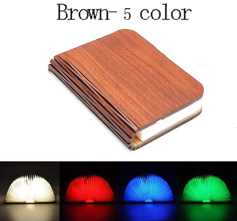3D Folding LED Book RGB Lamp