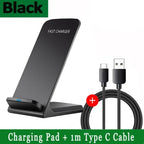 100W Wireless Charger Stand Fast Dock