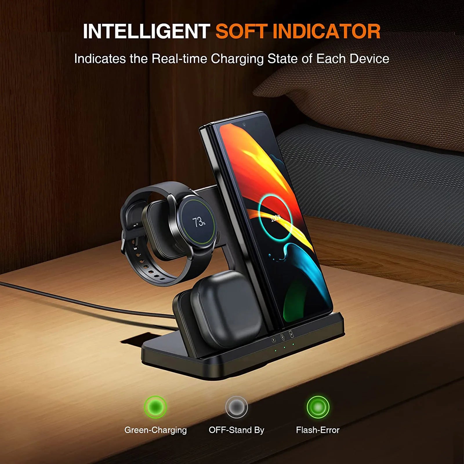 3-in-1 Wireless Charger Stand Samsung