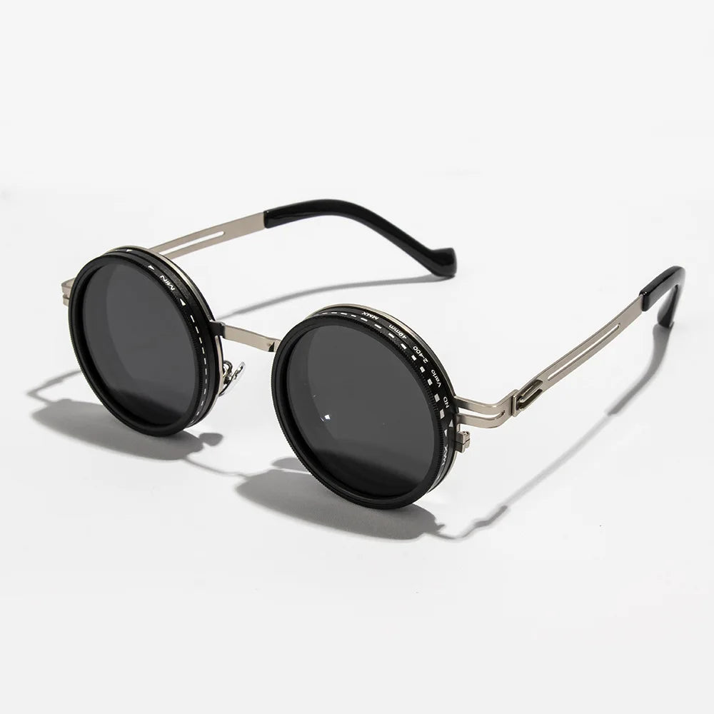 Polarized Round Sunglasses ND9 UV400