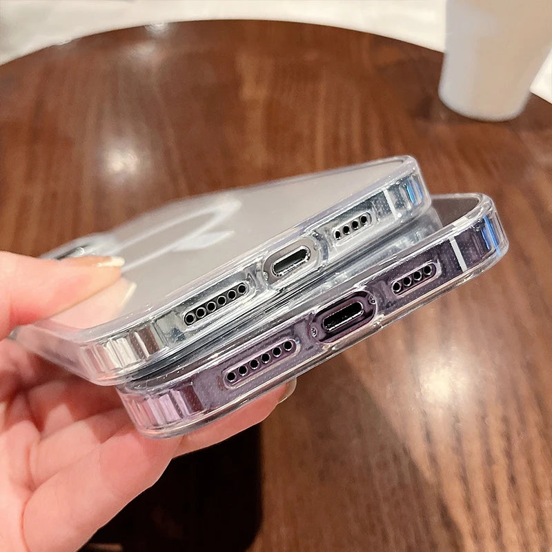 Magnetic Transparent Wireless Charging Case