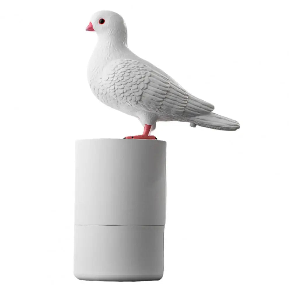 Pigeon shaped soap dispenser