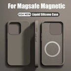 Dark Green Liquid Silicone Magnetic Case