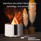 Flame Aroma Diffuser & LED Humidifier