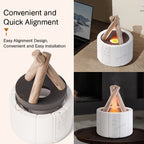 Flame Aroma Diffuser & LED Humidifier