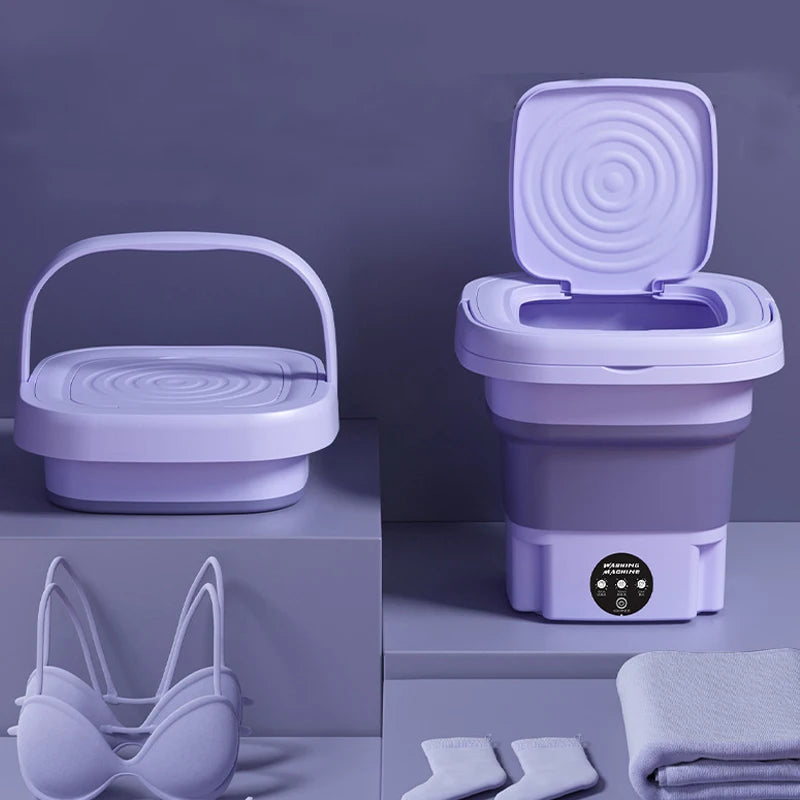 8L Foldable Mini Washing Machine Portable