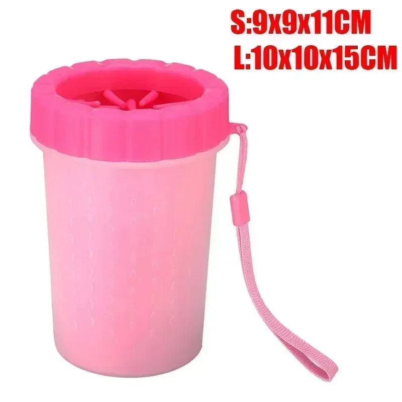 Portable Pet Paw Cleaner Silicone Brush