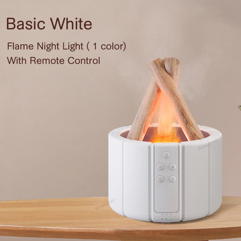 Flame Aroma Diffuser & LED Humidifier