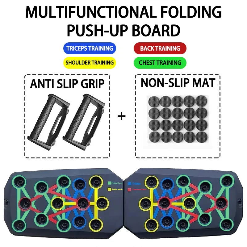 Portable Push-up Board Set with Handles