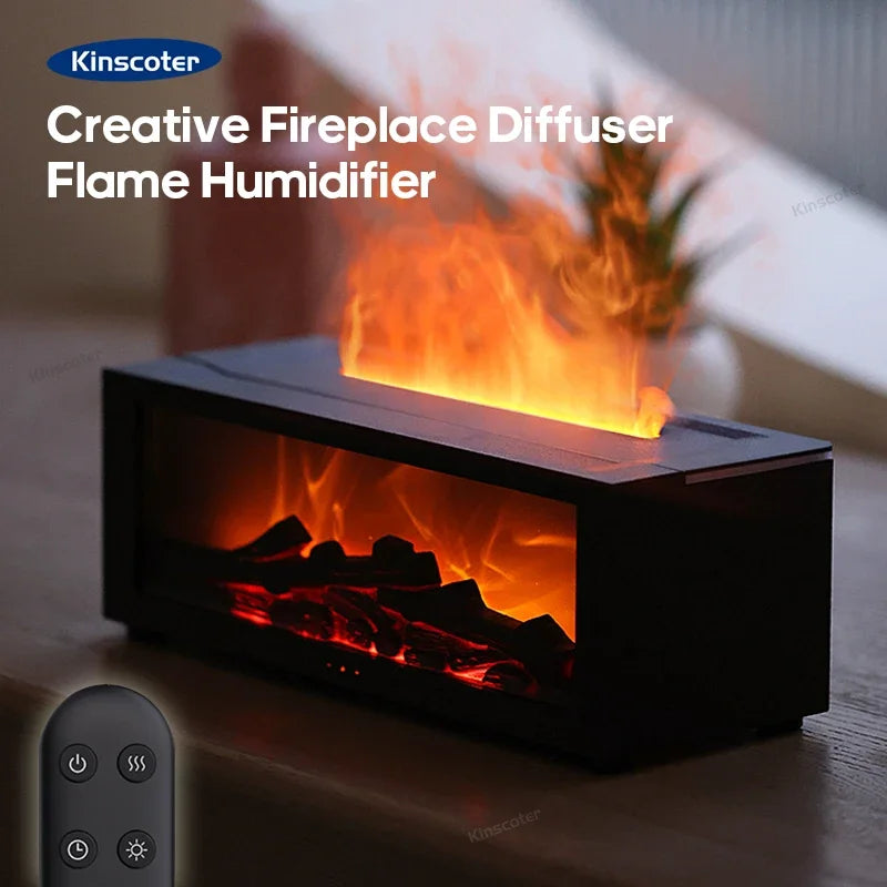 Colorful Flame Fireplace Aroma Diffuser 150ml
