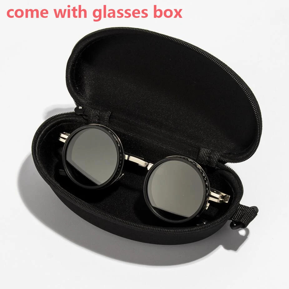 Polarized Round Sunglasses ND9 UV400