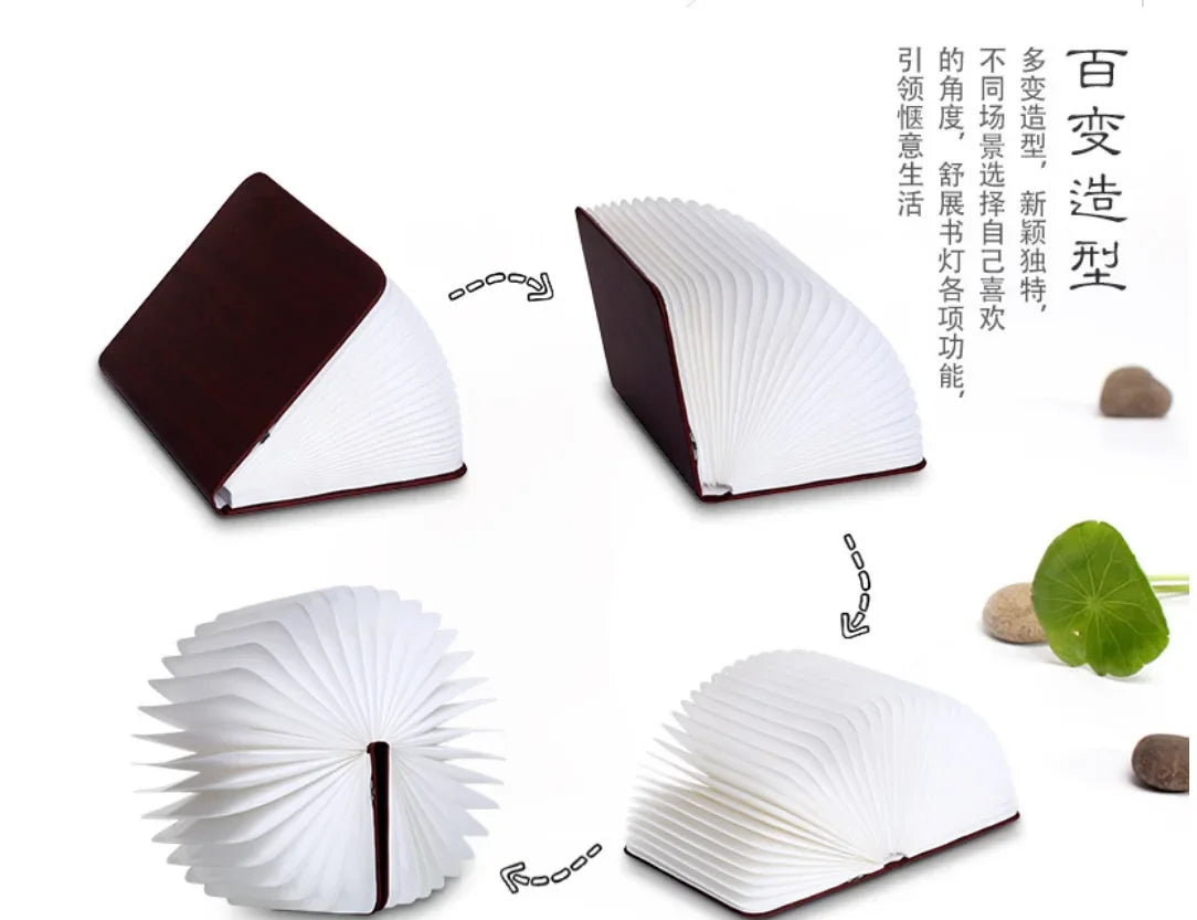 3D Folding LED Book RGB Lamp