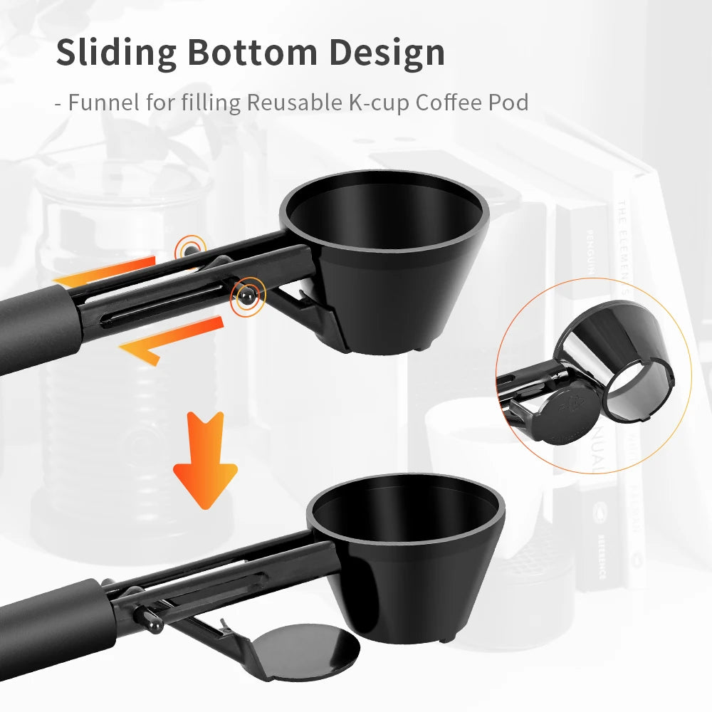 Coffee Scoop Funnel Sliding Design Spoon