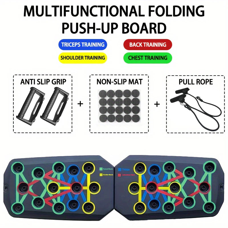 Portable Push-up Board Set with Handles