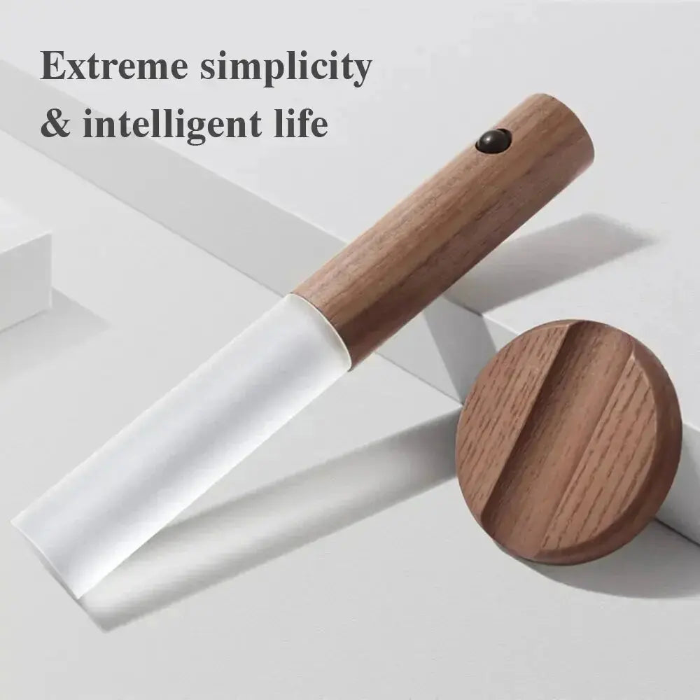 Intelligent Wooden Magnetic Suction Lamp LED Charging Night Light Staircase Corridor Bedroom Atmosphere Human Body Sensing Light