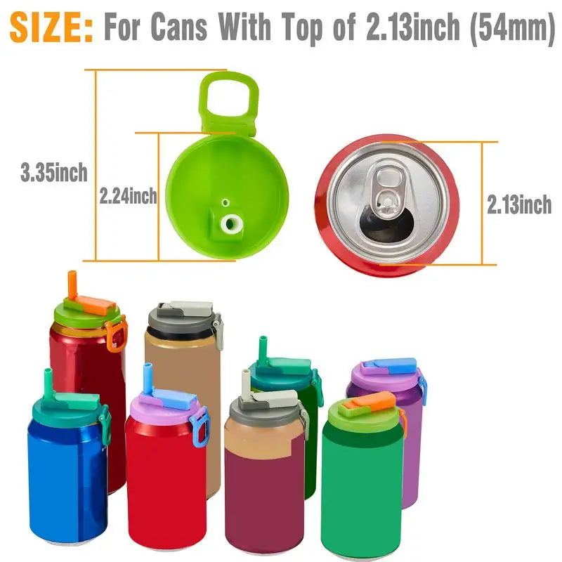 4PCS Silicone Soda Can Covers