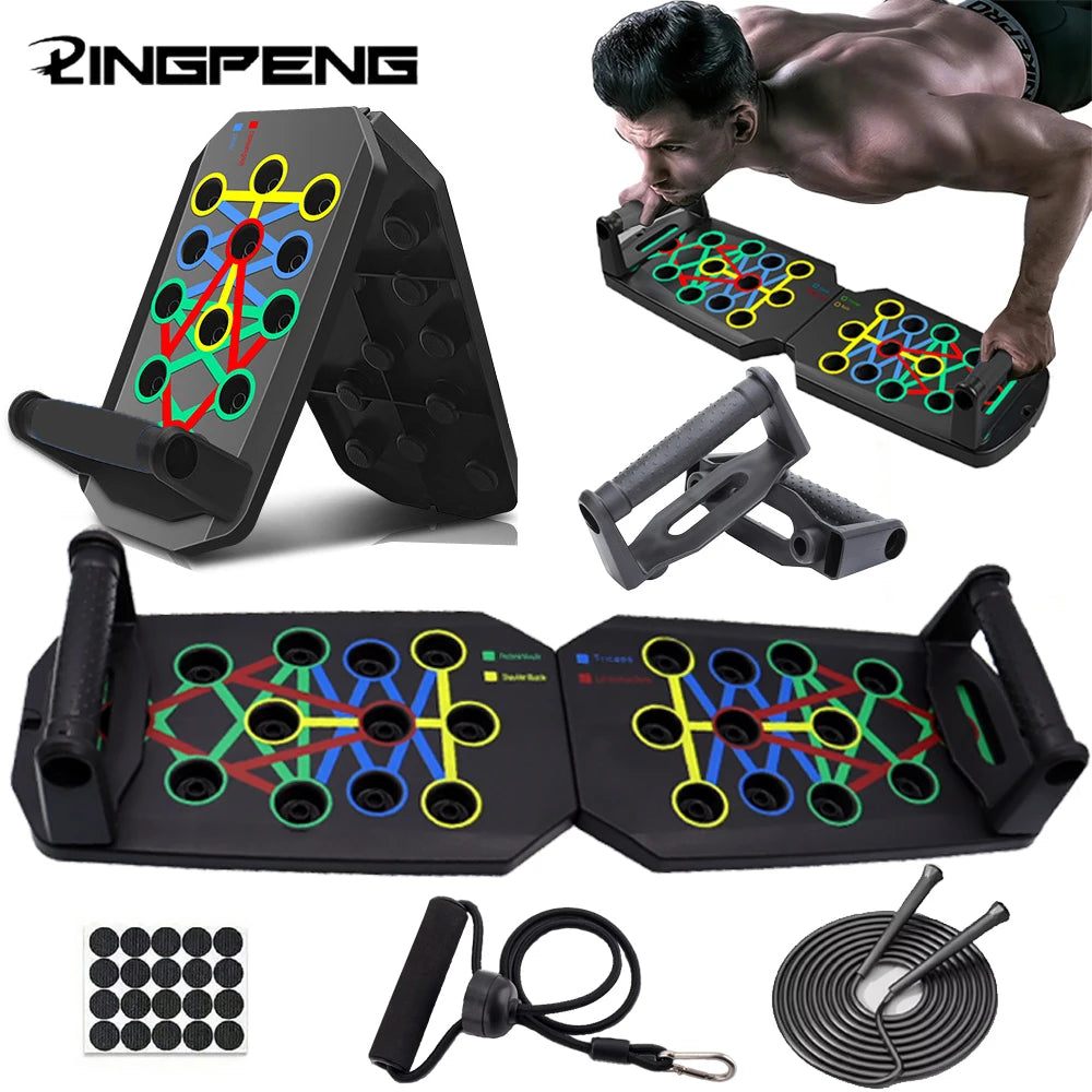 Portable Push-up Board Set with Handles
