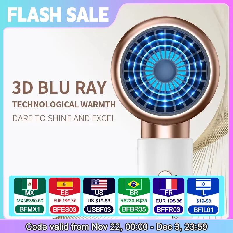 Ionic Hair Dryer 2000W High-Speed