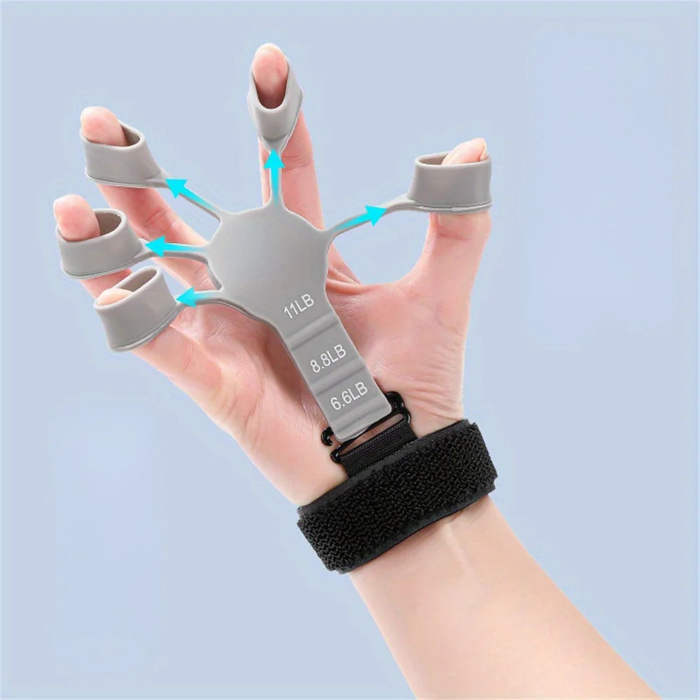 Exercise Finger Trainer Silicone Wrist Puller