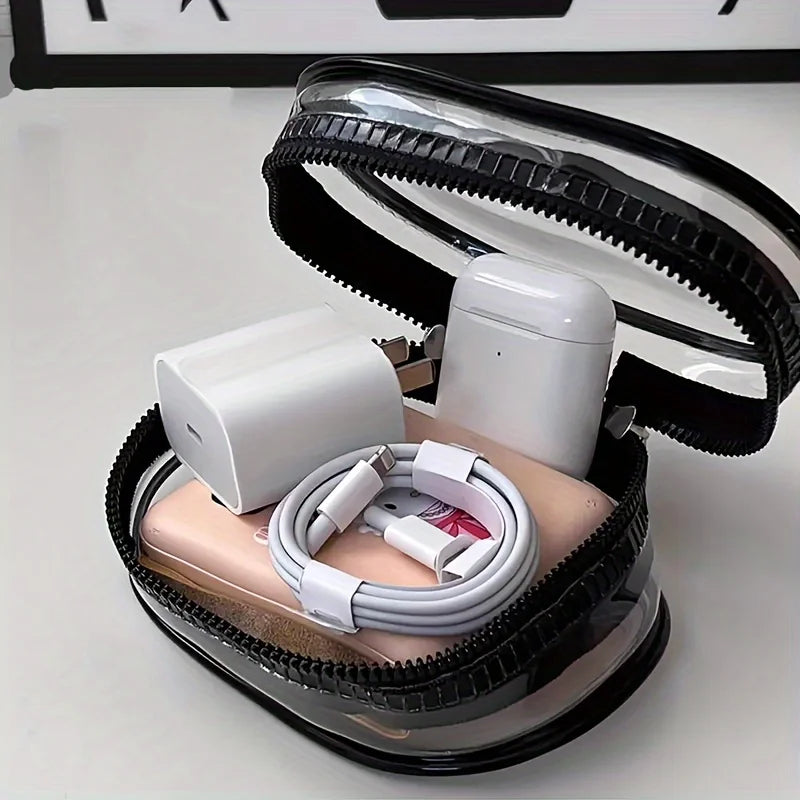 Portable Mini Clear Zipper Bag