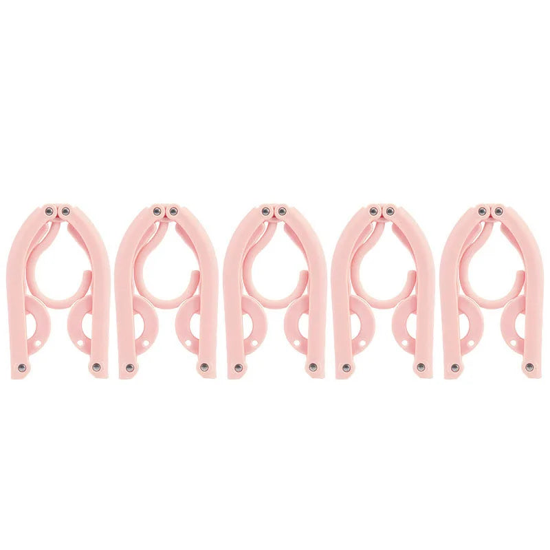 Folding Hanger Set with Clips