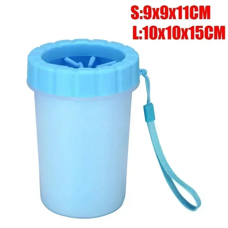Portable Pet Paw Cleaner Silicone Brush