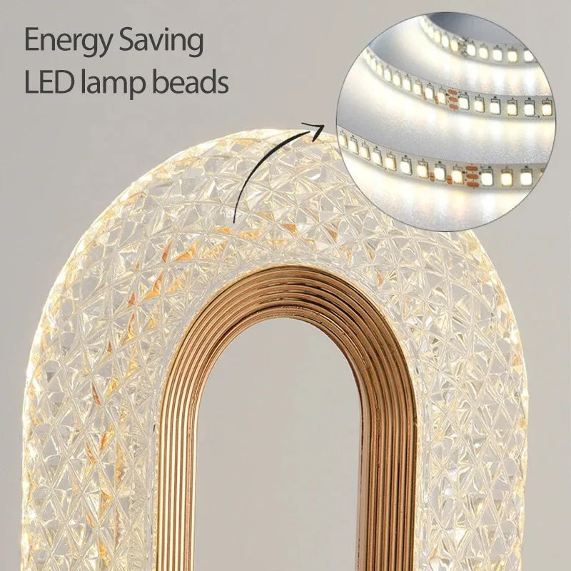 Touch Control 3D Crystal Night Light