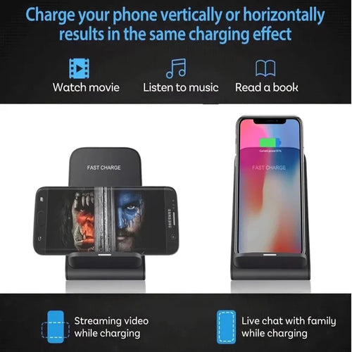 100W Wireless Charger Stand Fast Dock