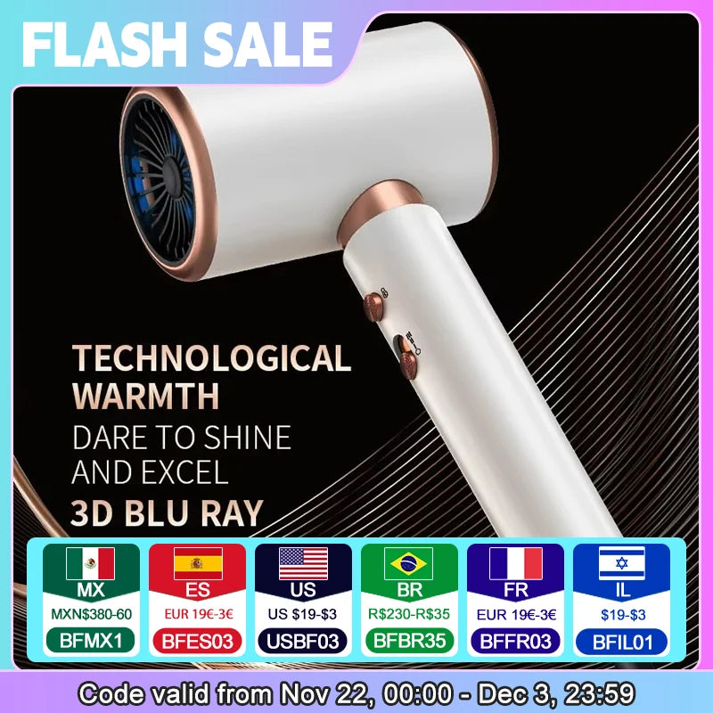 Ionic Hair Dryer 2000W High-Speed