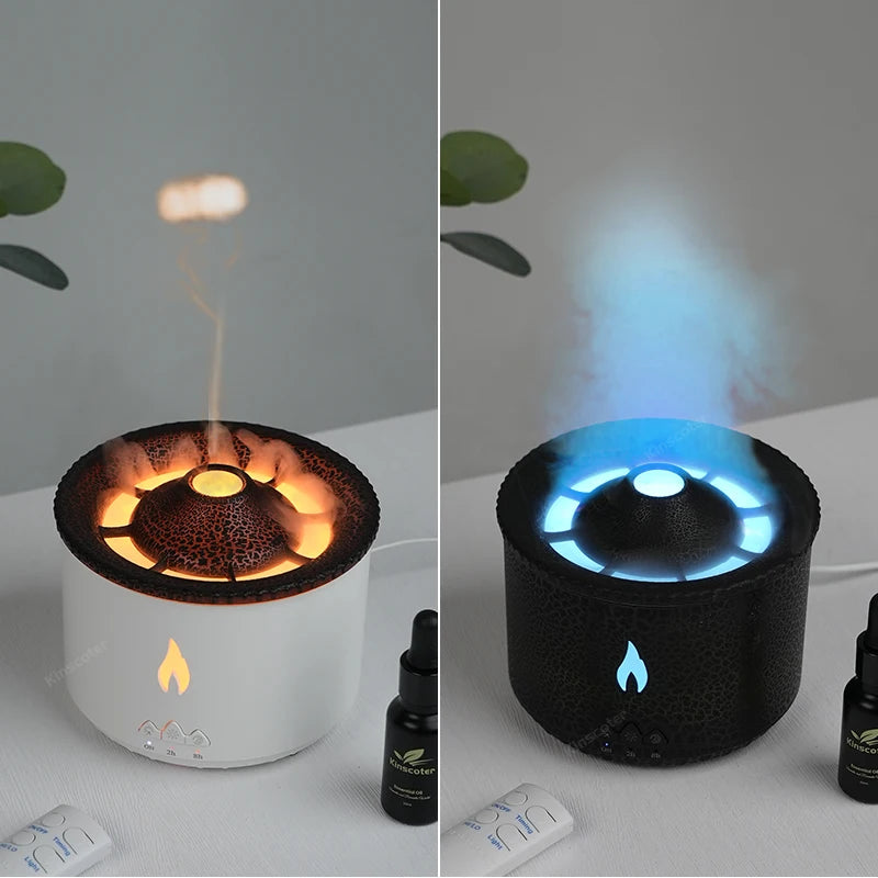 Volcano Flame Aromatherapy Humidifier Diffuser