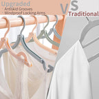 Folding Hanger Set with Clips