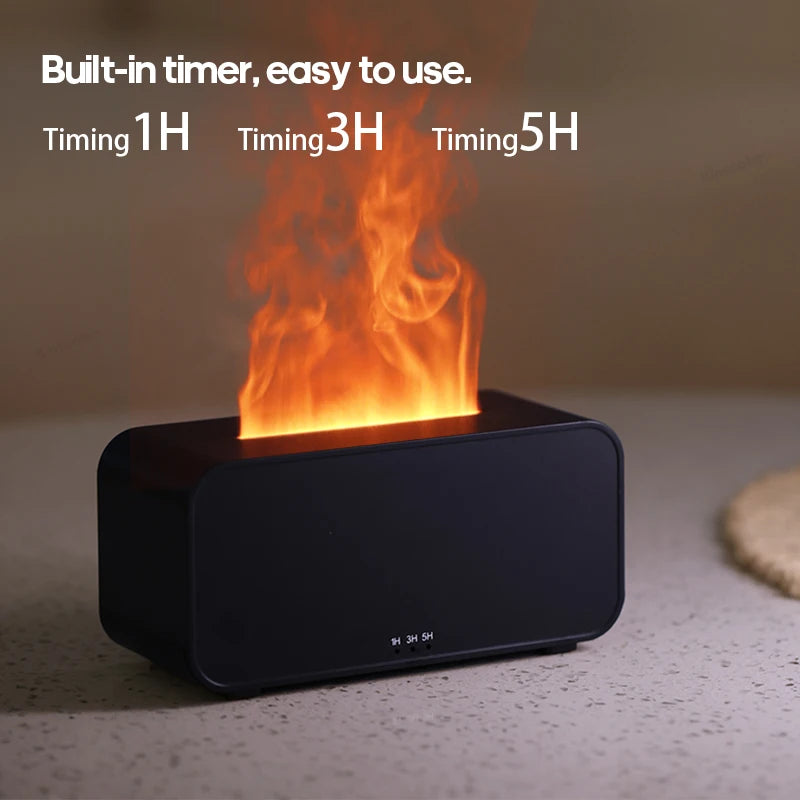 Colorful Flame Aroma Diffuser Humidifier